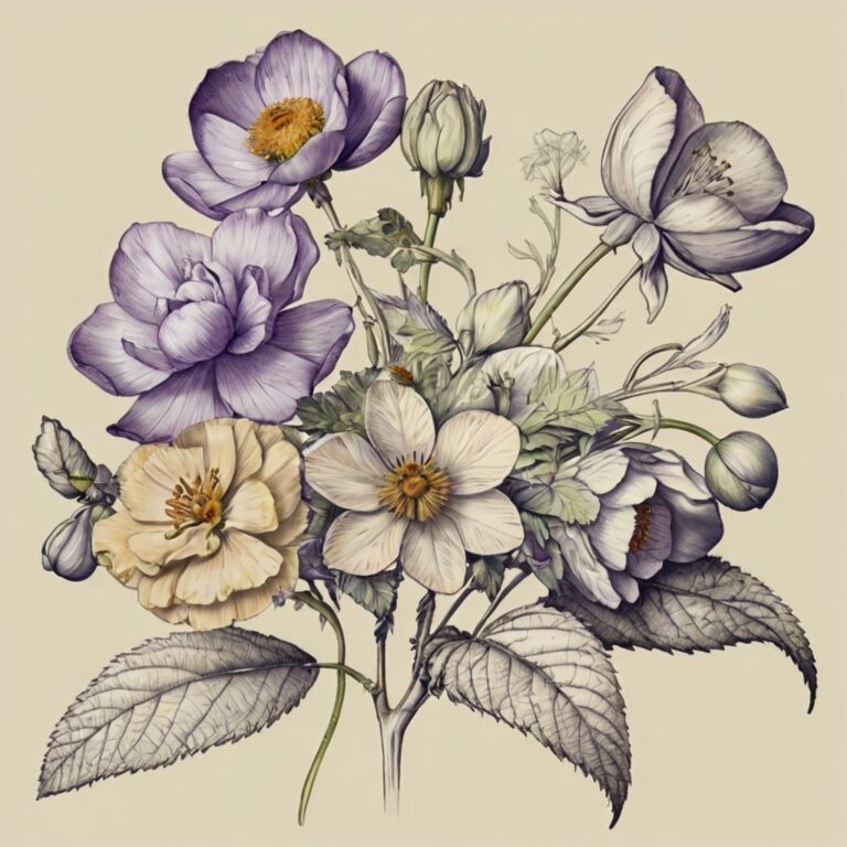 The Art of Flower Drawing: Guide to Creating Stunning Floral Illustrations